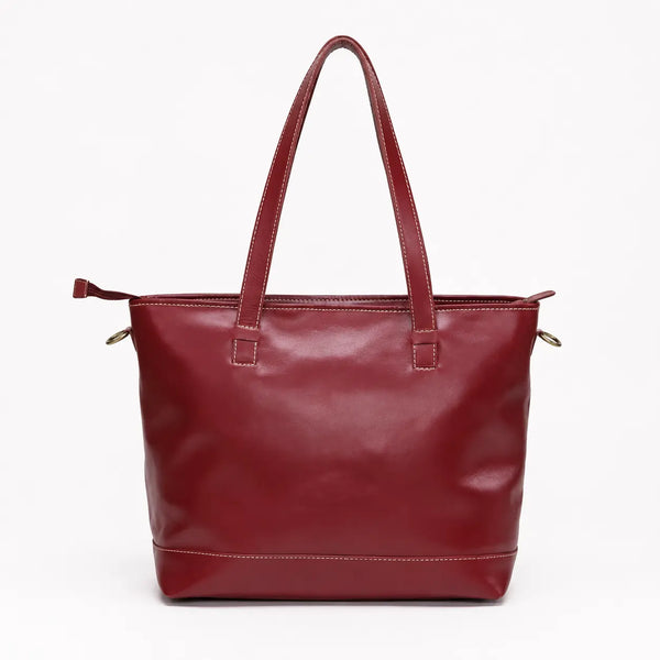 Ladies Leather Tote Bag