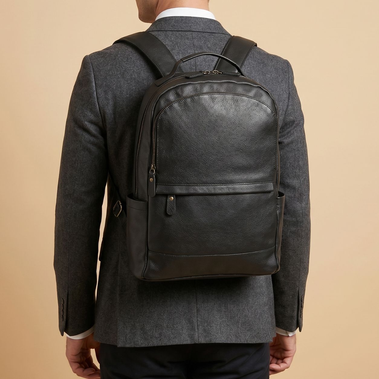 Mild Leather Backpack (BP-041)