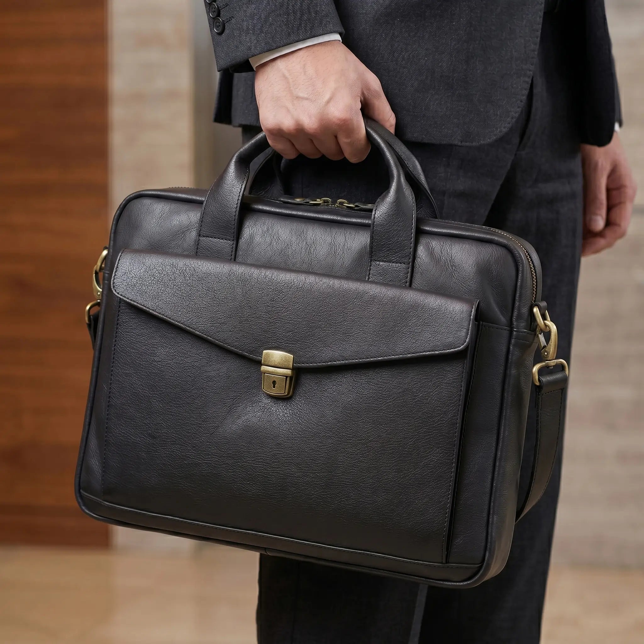 Premium Leather Laptop Bag (LP-01)