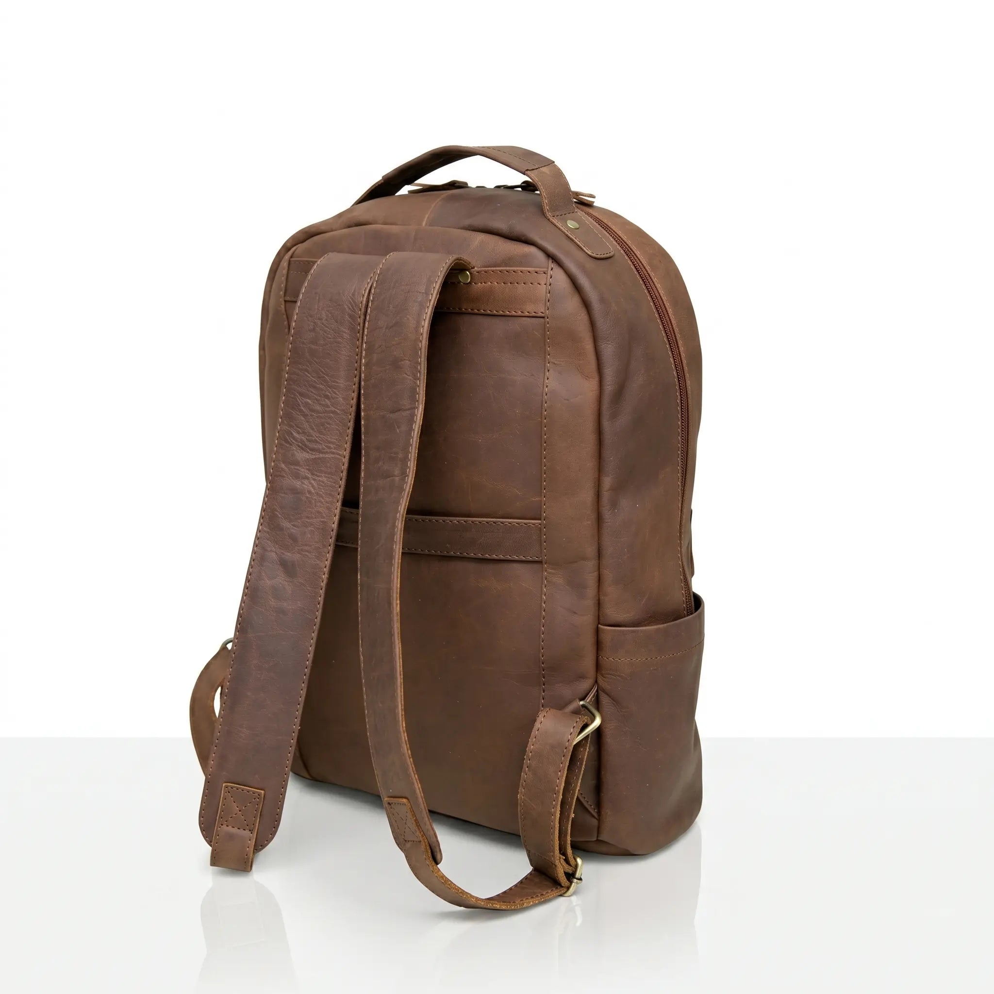 Vintage Leather Backpack (BP-041)