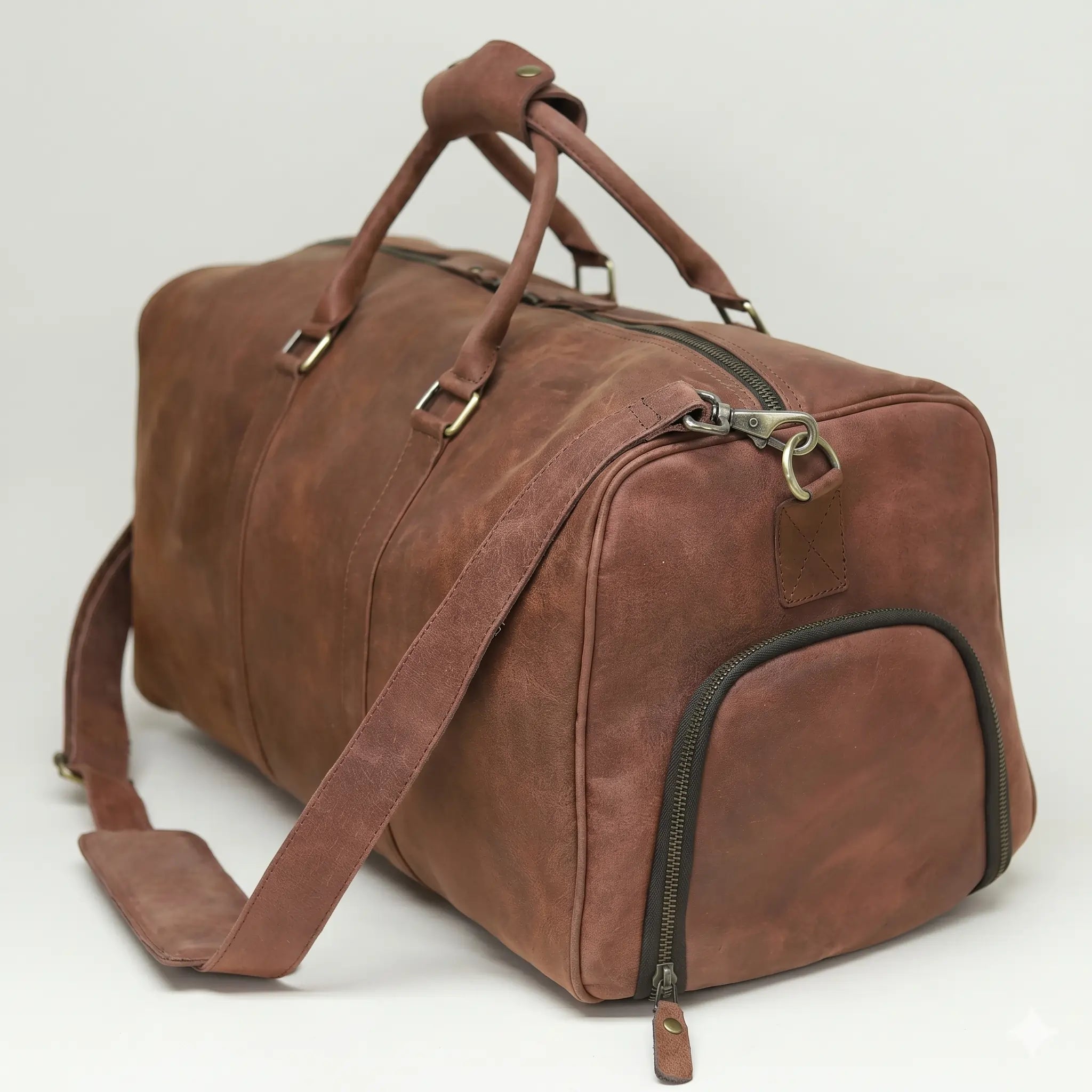 Vintage Crazy Horse Leather Travel Bag (TR-026)
