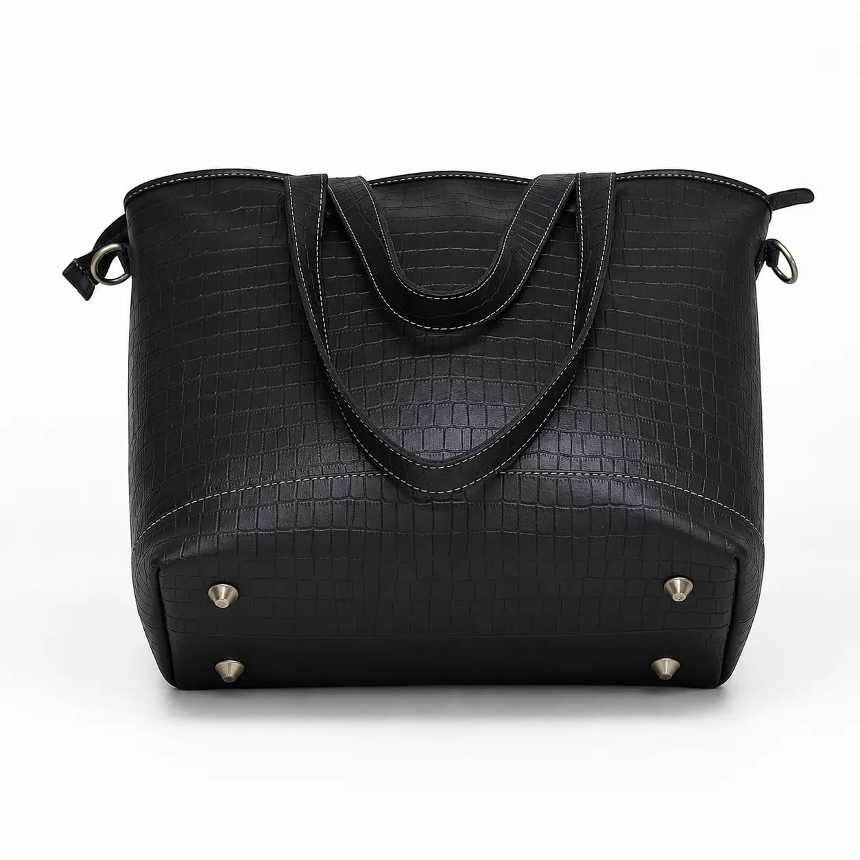Ladies Croc Leather Tote Bag