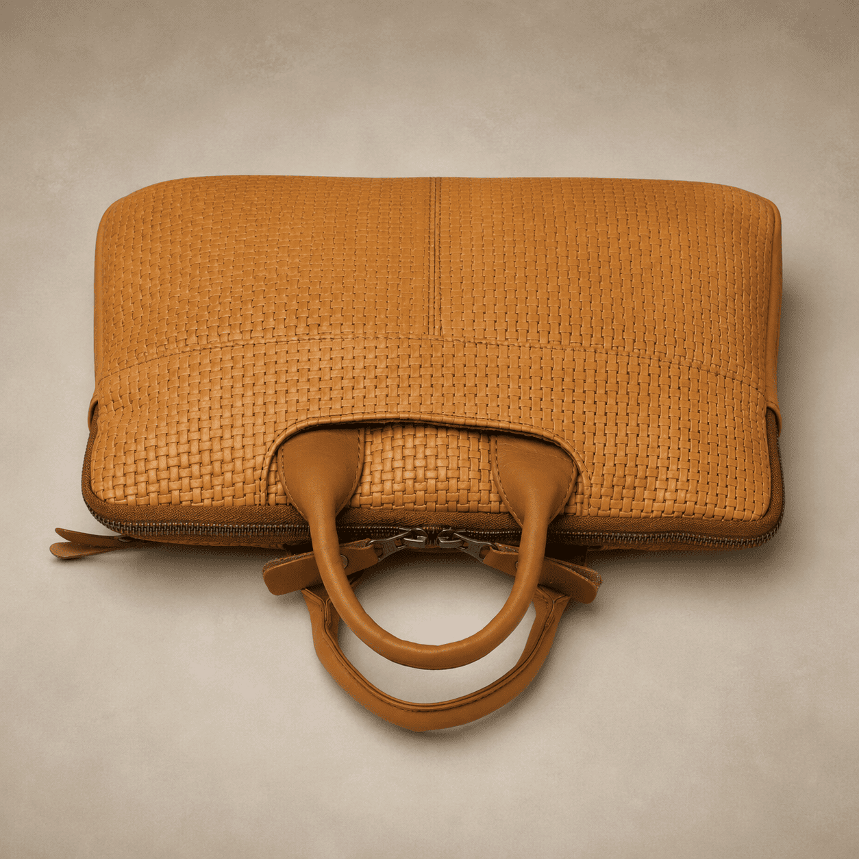 Premium Woven Leather MacBook Bag (LP-04)