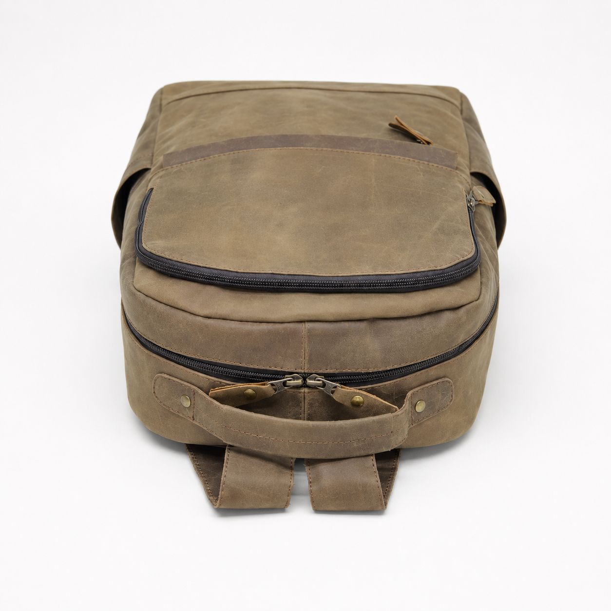 Vintage Leather Backpack (BP-041)
