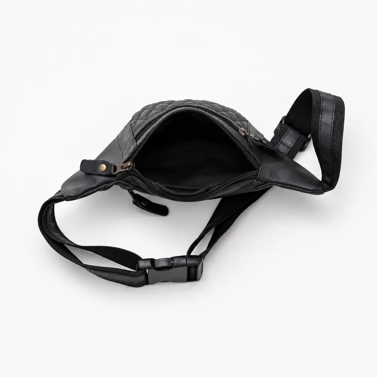 Leather Crossbody Waist Bag