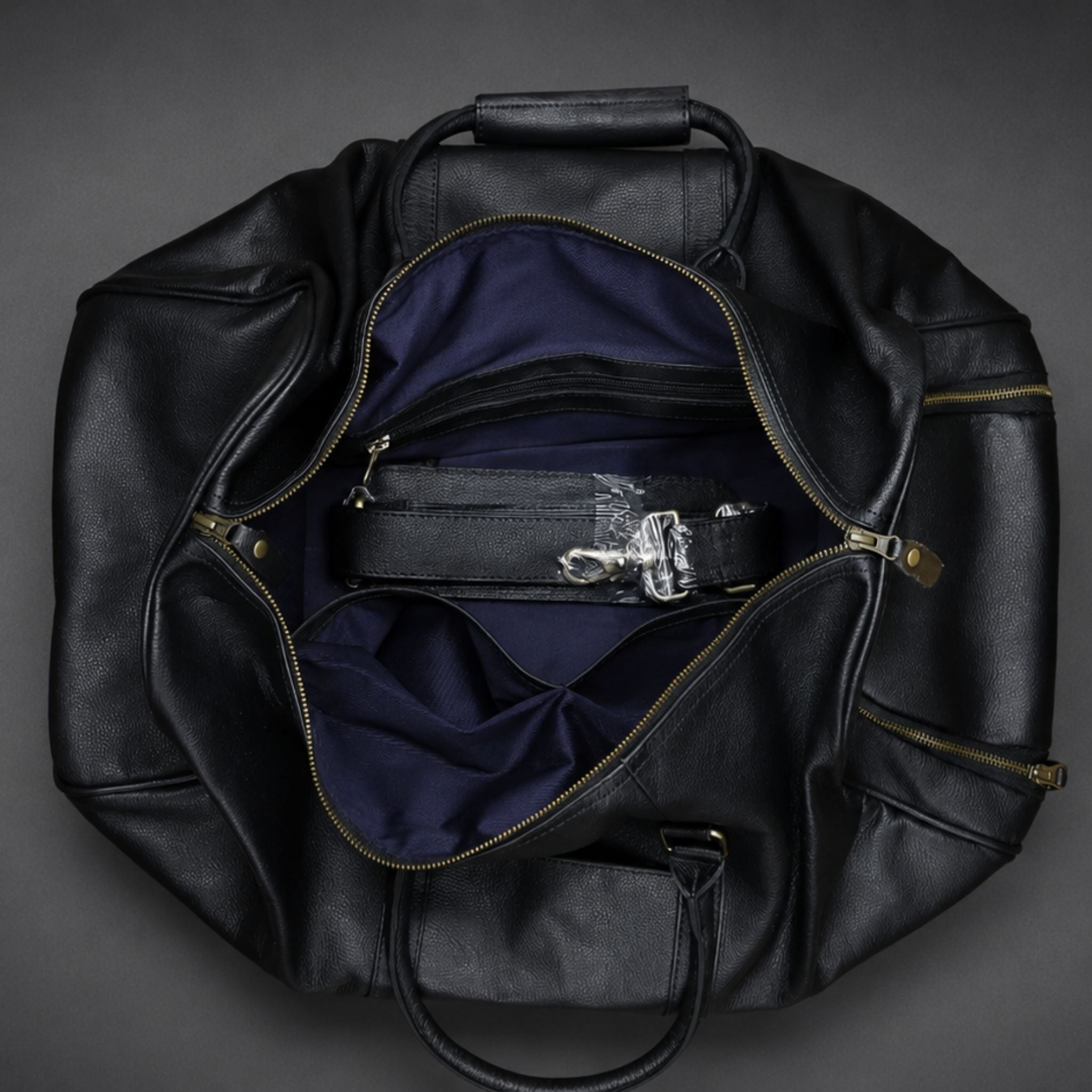 Leather Mild Travel Duffel Bag (TR-026)
