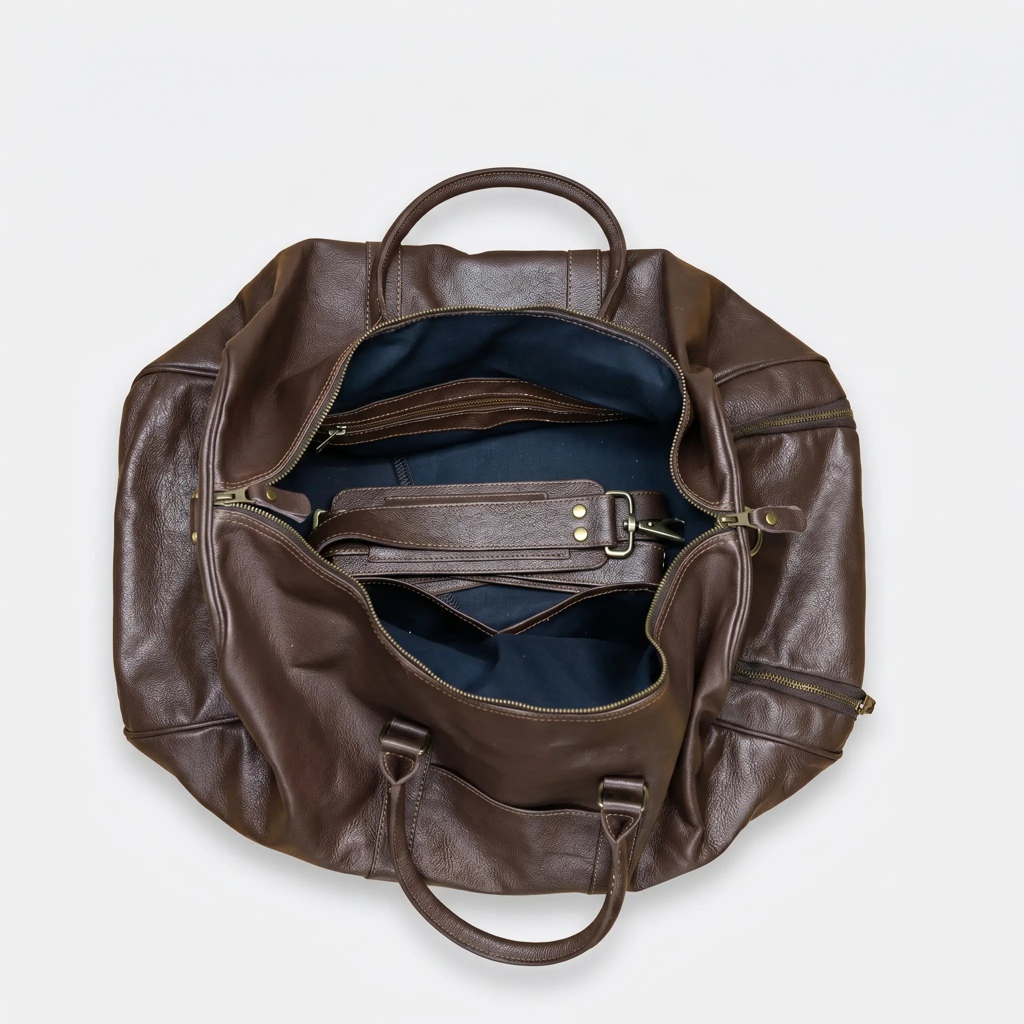 Leather Mild Travel Duffel Bag (TR-026)
