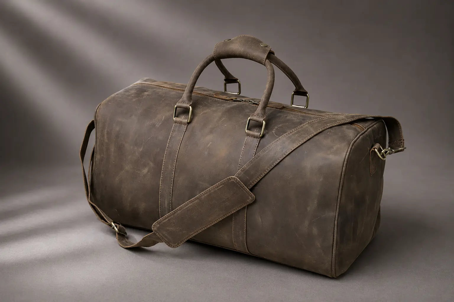 Vintage Crazy Horse Leather Travel Bag (TR-026)