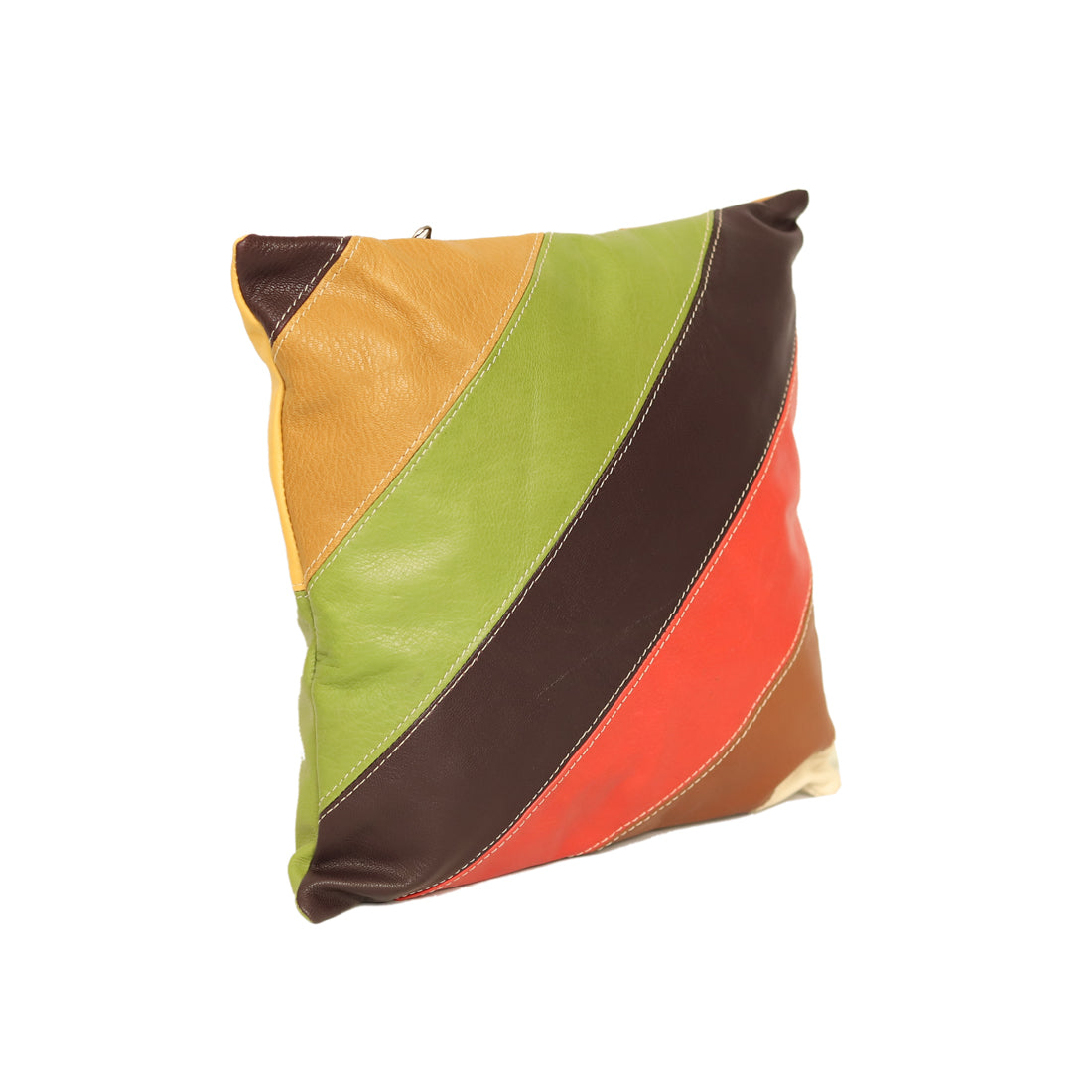 Luxury Leather Cushion Cover – Premium Cowhide Decorative Pillow in Multiple Colors