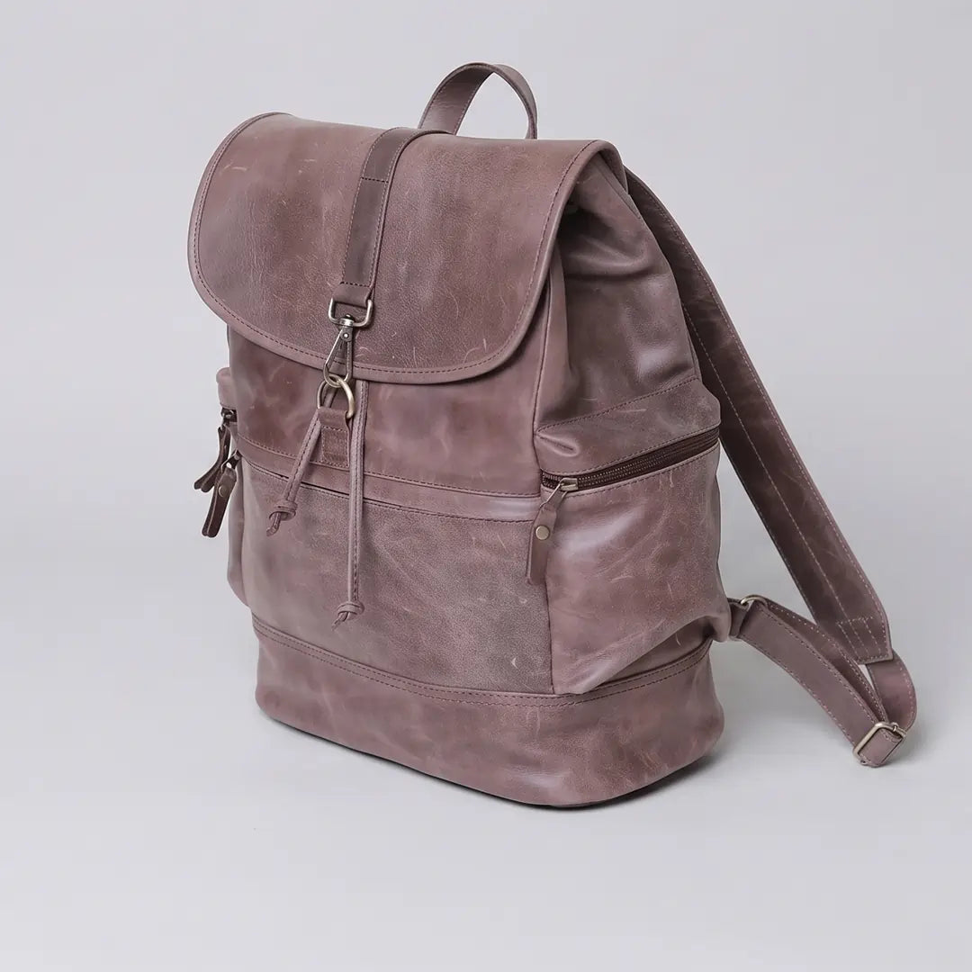 Premium Vintage Leather Backpack (BP-038)