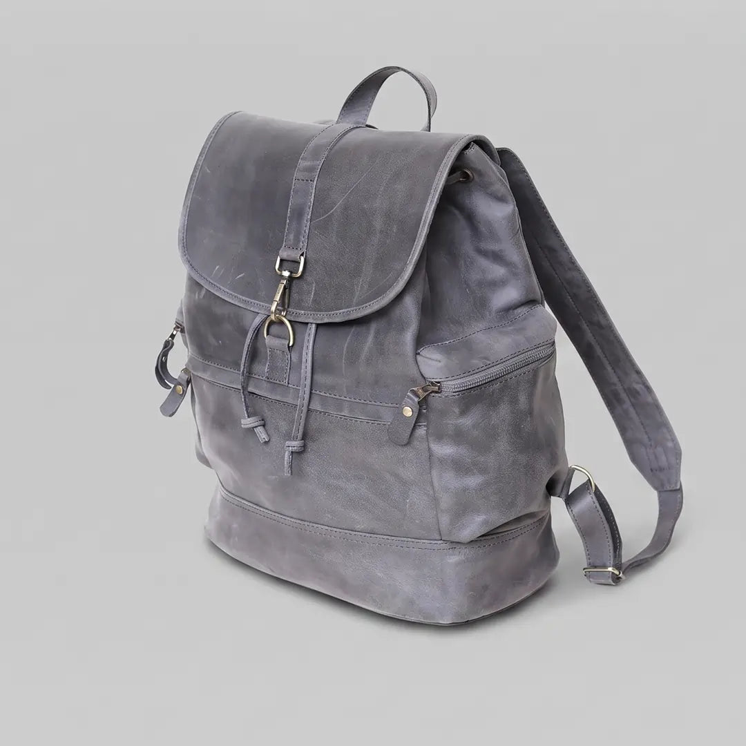 Premium Vintage Leather Backpack (BP-038)