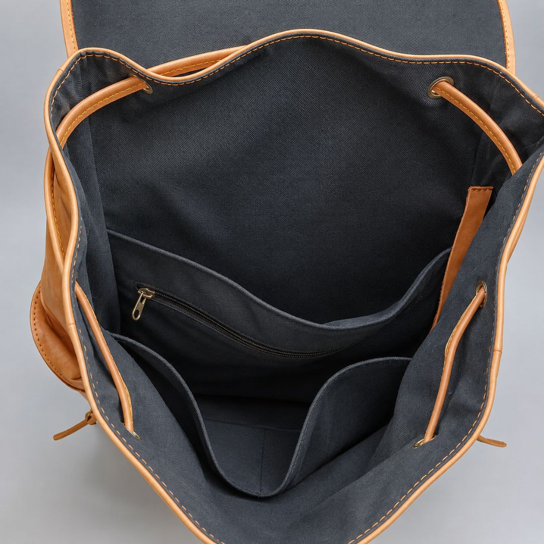 Premium Vintage Leather Backpack (BP-038)