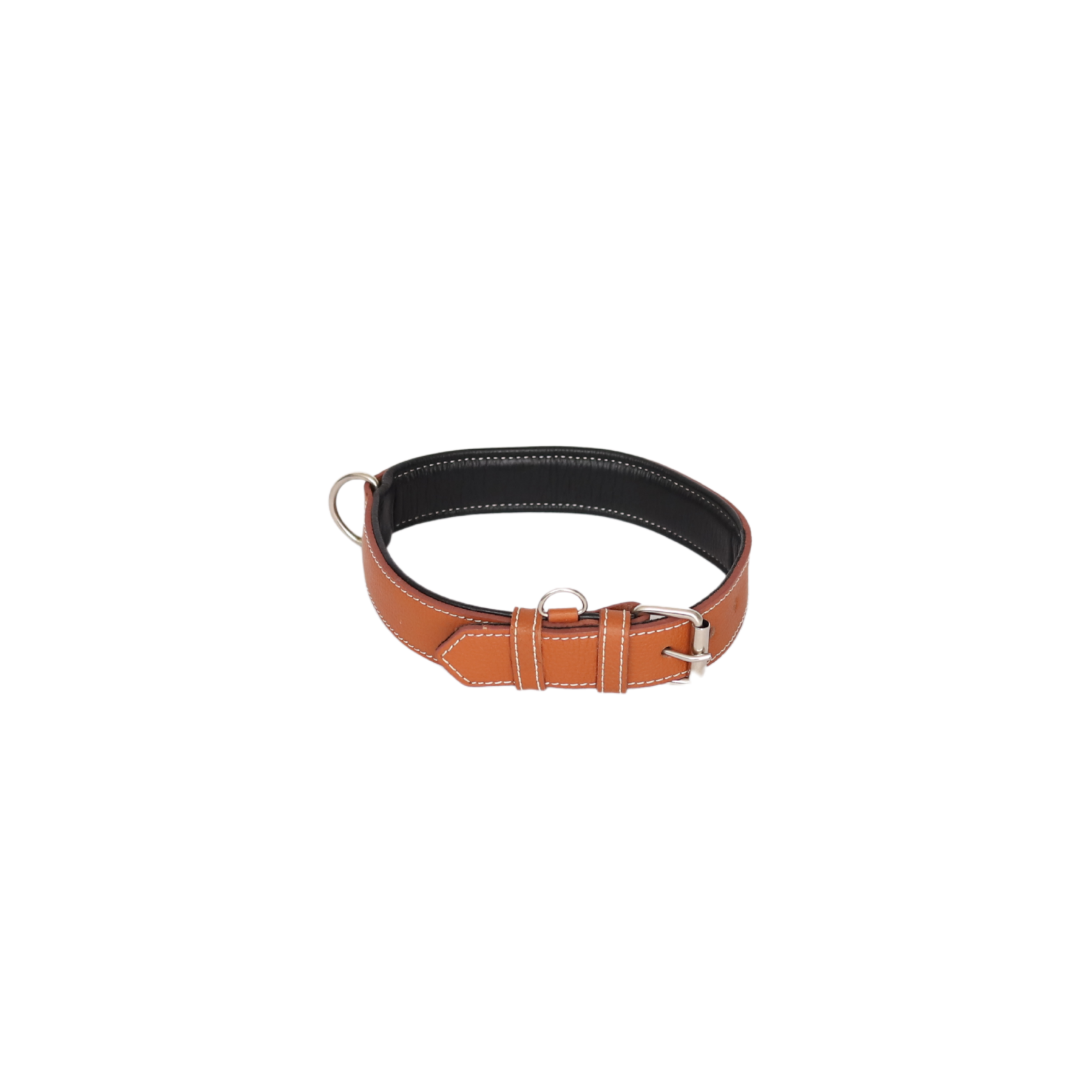 Premium Leather Dog Collar & Leash Set – Durable Cowhide Pet Accessory